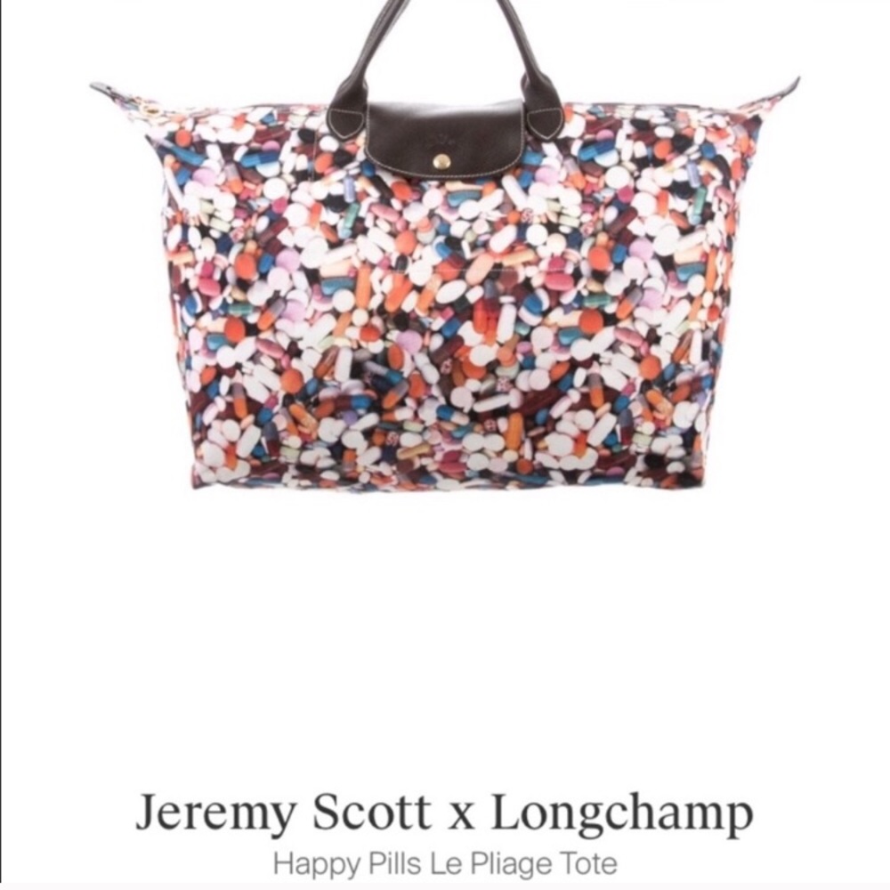 Longchamp PILLS Jeremy Scott special edition